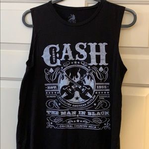 Johnny Cash tank top